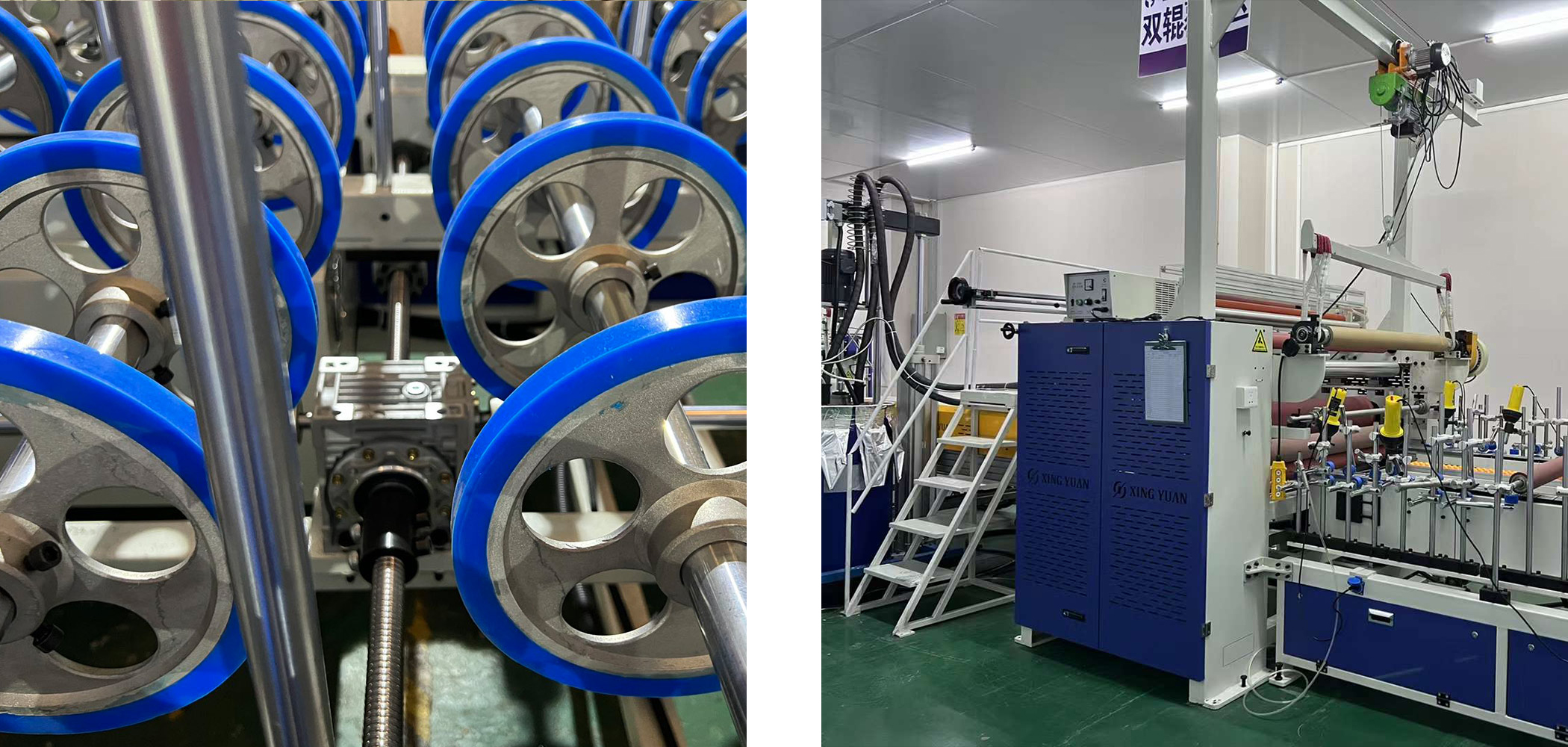 PUR line lamination and wrapping machine